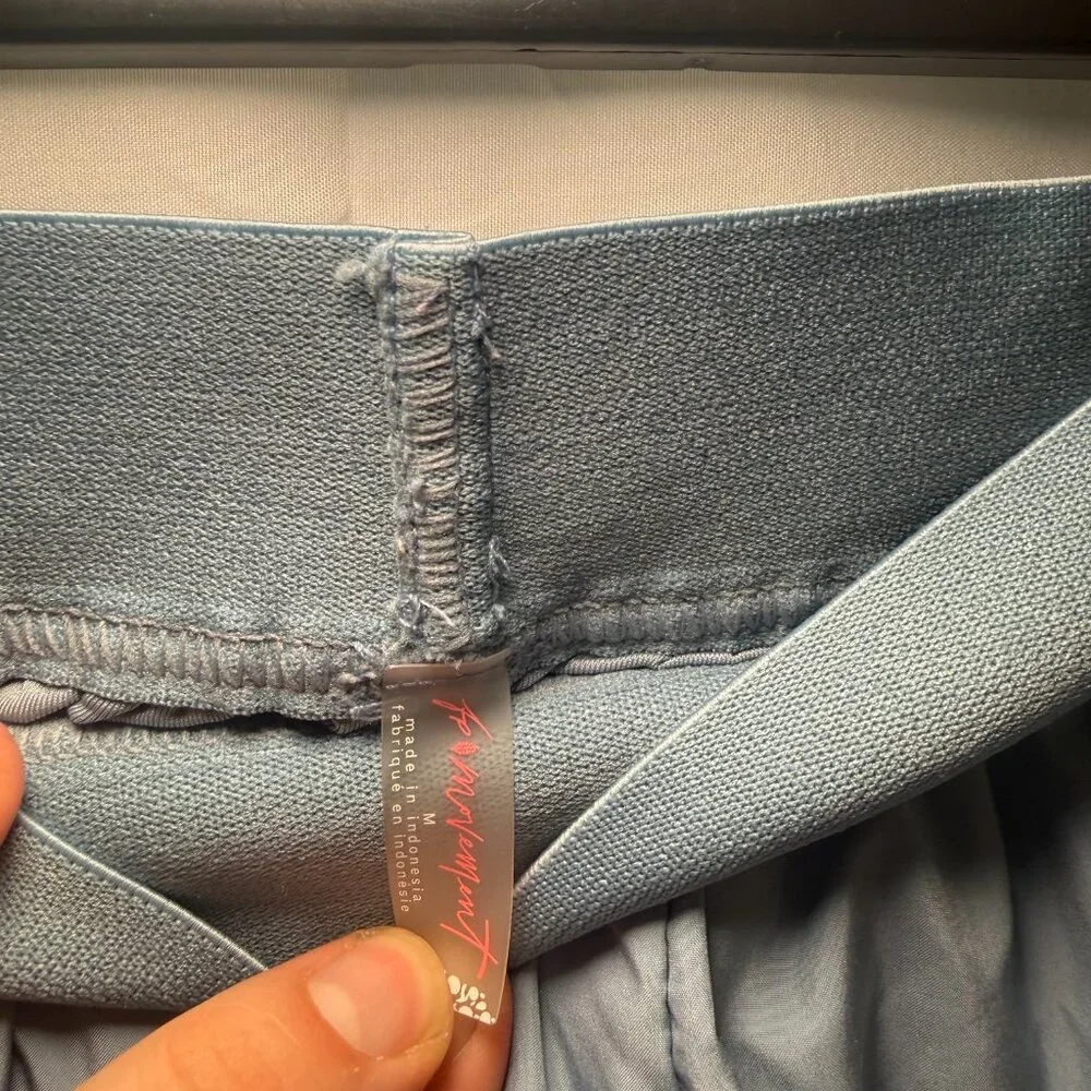 Free People Movement Blue Shorts - Picture 4 of 6